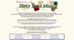 Desktop Screenshot of hittyprintmini.julieoldcrow.com